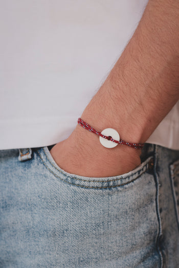 Bracelet - La cible régate - Acétate blanc
