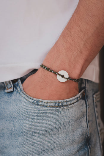 Bracelet - La cible régate - Acétate blanc