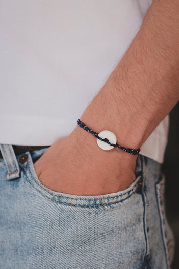Bracelet - La cible régate - Acétate blanc