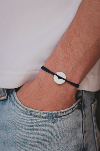 Bracelet - La cible - Acétate blanc