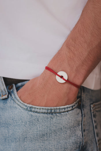 Bracelet - La cible - Acétate blanc