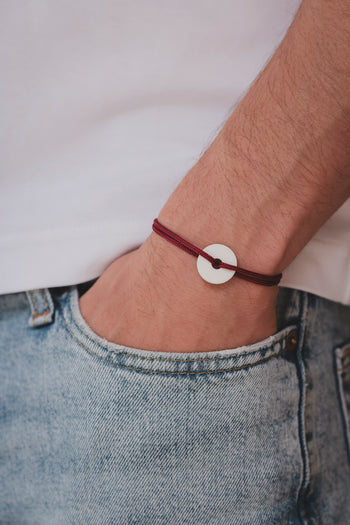 Bracelet - La cible - Acétate blanc