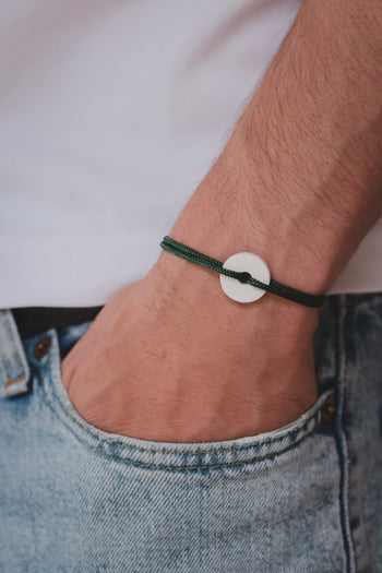 Bracelet - La cible - Acétate blanc