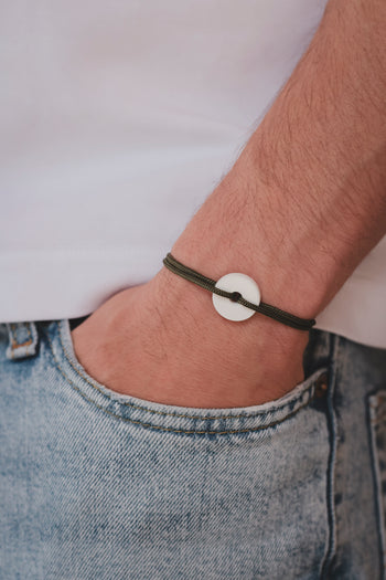 Bracelet - La cible - Acétate blanc
