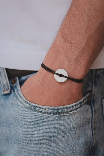 Bracelet - La cible - Acétate blanc