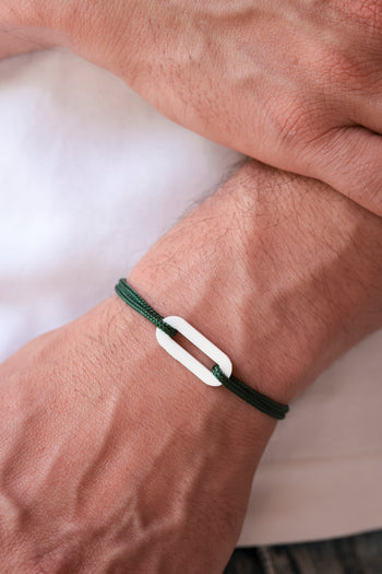 Bracelet - The link - White acetate