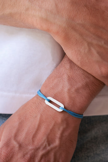 Bracelet - The link - White acetate