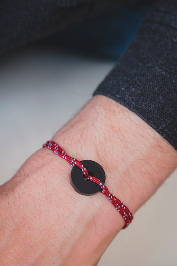 Bracelet - La cible régate - Acétate noir