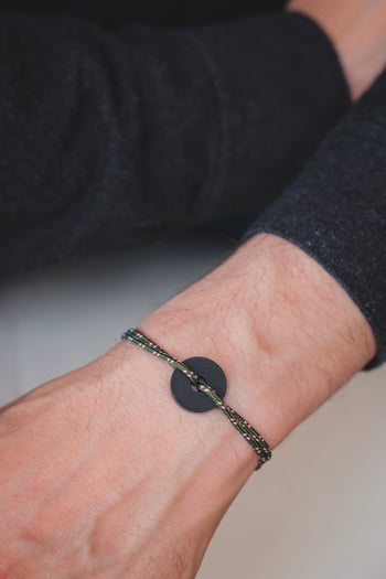 Bracelet - La cible régate - Acétate noir