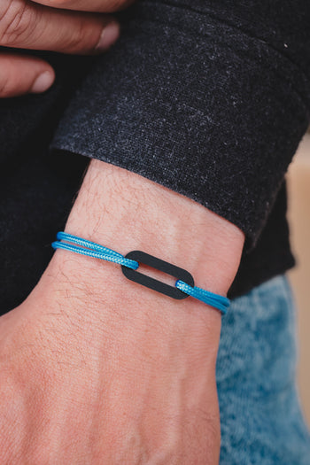 Bracelet - The link - Black acetate