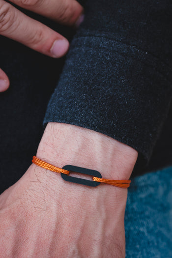 Bracelet - The link - Black acetate
