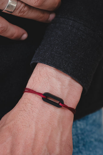 Bracelet - The link - Black acetate