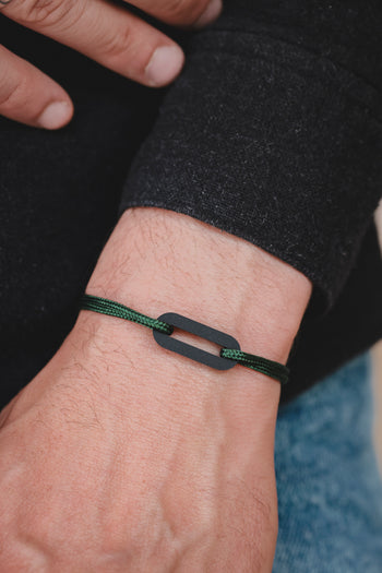 Bracelet - The link - Black acetate
