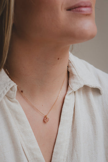 Collier - Corail irisé