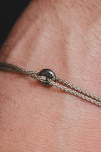 Bracelet - The Donut - Rhodium Plated 925 Sterling Silver