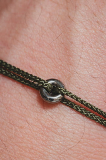 Bracelet - The Donut - Rhodium Plated 925 Sterling Silver