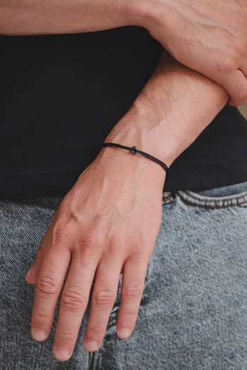 Bracelet - The Donut - Rhodium Plated 925 Sterling Silver