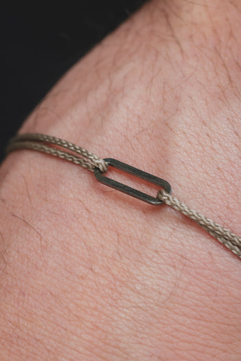 Bracelet - The Little Link - Rhodium Plated 925 Sterling Silver