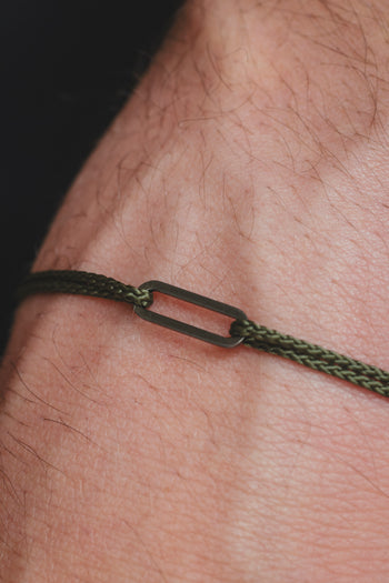 Bracelet - The Little Link - Rhodium Plated 925 Sterling Silver