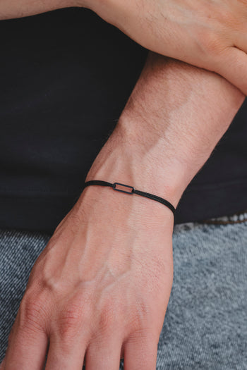 Bracelet - The Little Link - Rhodium Plated 925 Sterling Silver