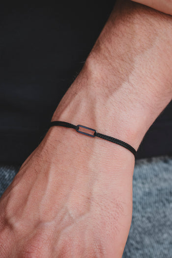 Bracelet - The Little Link - Rhodium Plated 925 Sterling Silver