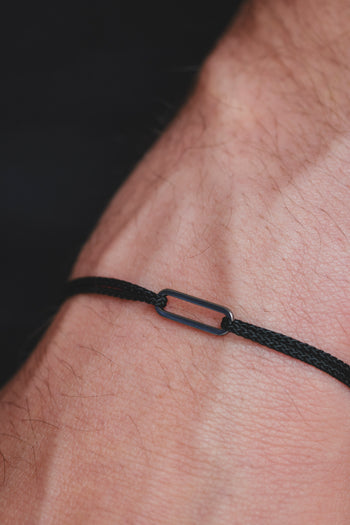 Bracelet - The Little Link - Rhodium Plated 925 Sterling Silver
