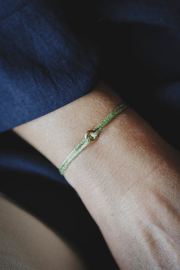 Bracelet - The Iridescent Donut - Gold Plated