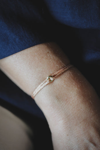 Bracelet - The Iridescent Donut - Gold Plated