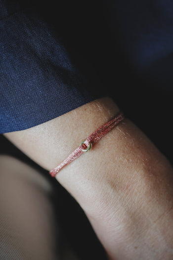 Bracelet - The Iridescent Donut - Gold Plated